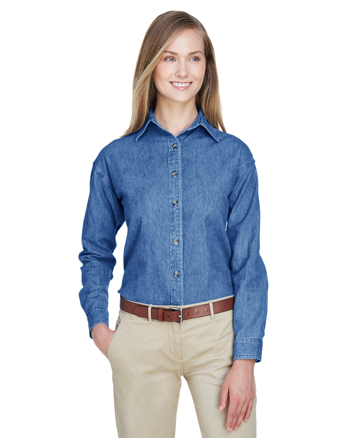 Ultraclub 8966u Women’s Cypress Denim - 8966 - Indigo