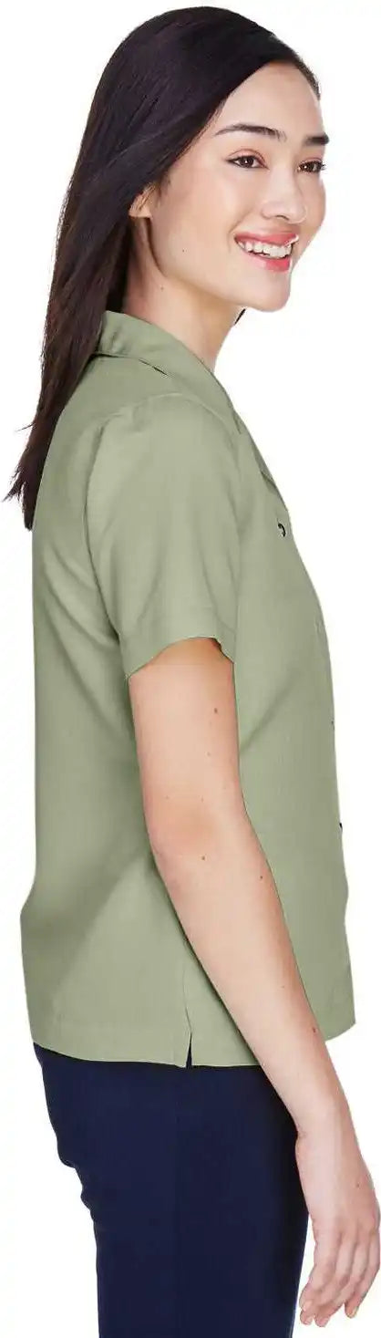 Ultraclub 8981 Ladies’ Cabana Breeze Camp Shirt Sage