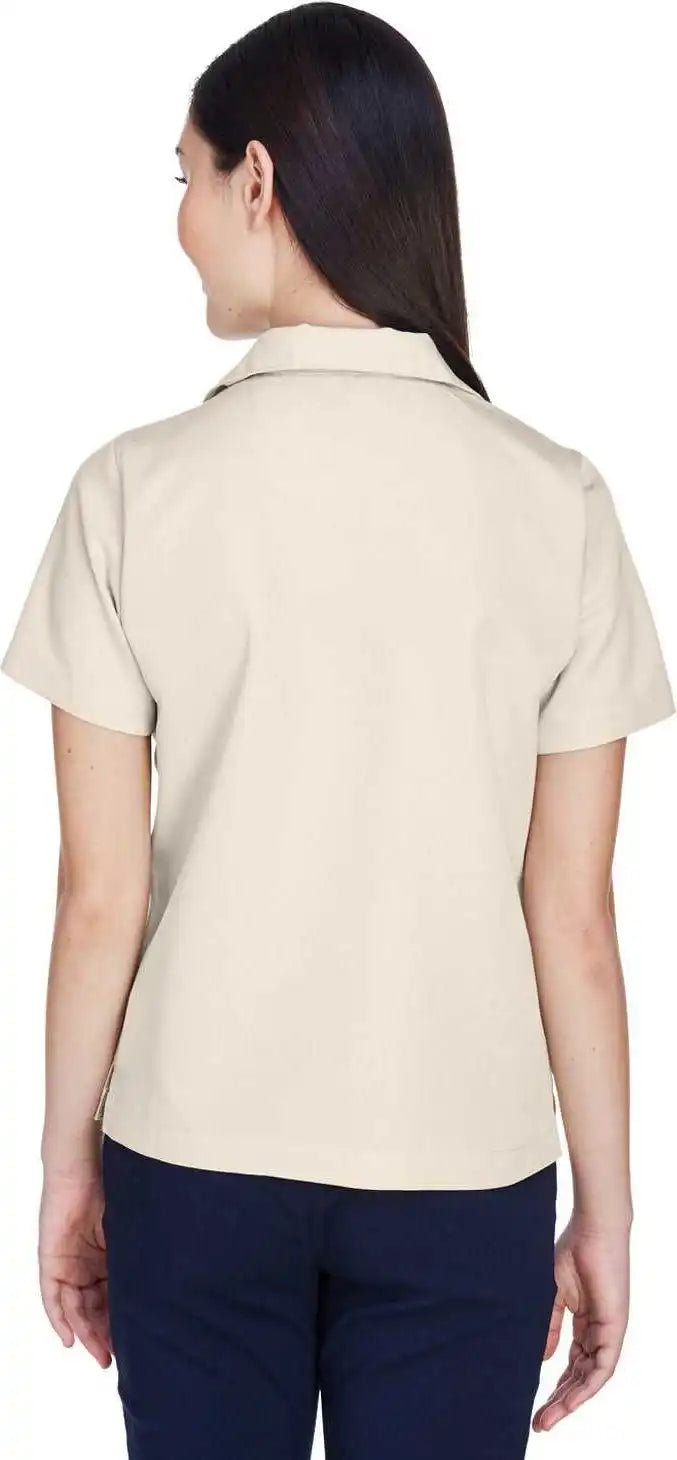 Ultraclub 8981 Ladies’ Cabana Breeze Camp Shirt - Stone