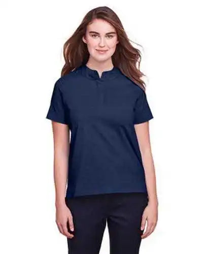Ultraclub Uc105w Ladies’ Lakeshore Stretch Cotton Performance Polo - Navy