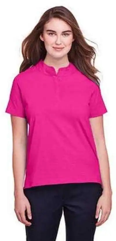 Ultraclub Uc105w Ladies’ Lakeshore Stretch Cotton Performance Polo - Heliconia