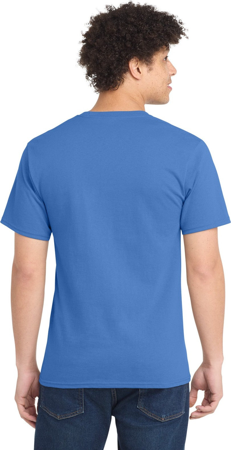 Ultramarine Port & Co Essential Tee. PC61