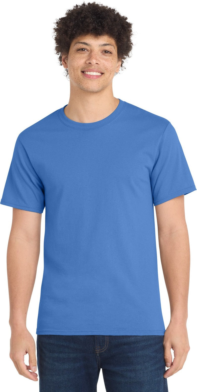 Ultramarine Port & Co Essential Tee. PC61