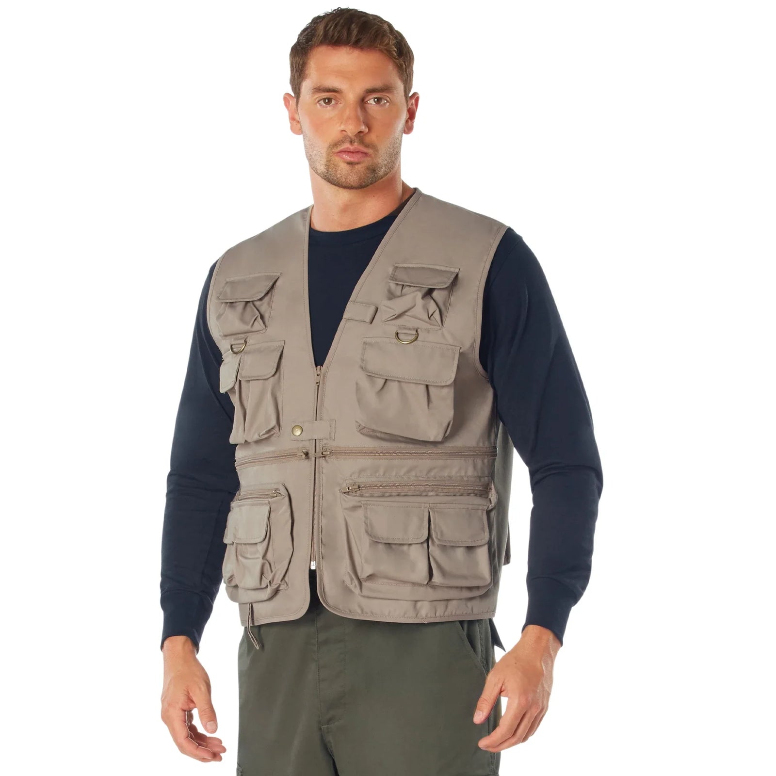 Uncle Milty Travel Vest - Khaki / s