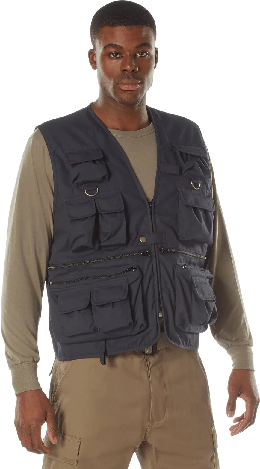 Uncle Milty Travel Vest - Midnight Navy Blue / s