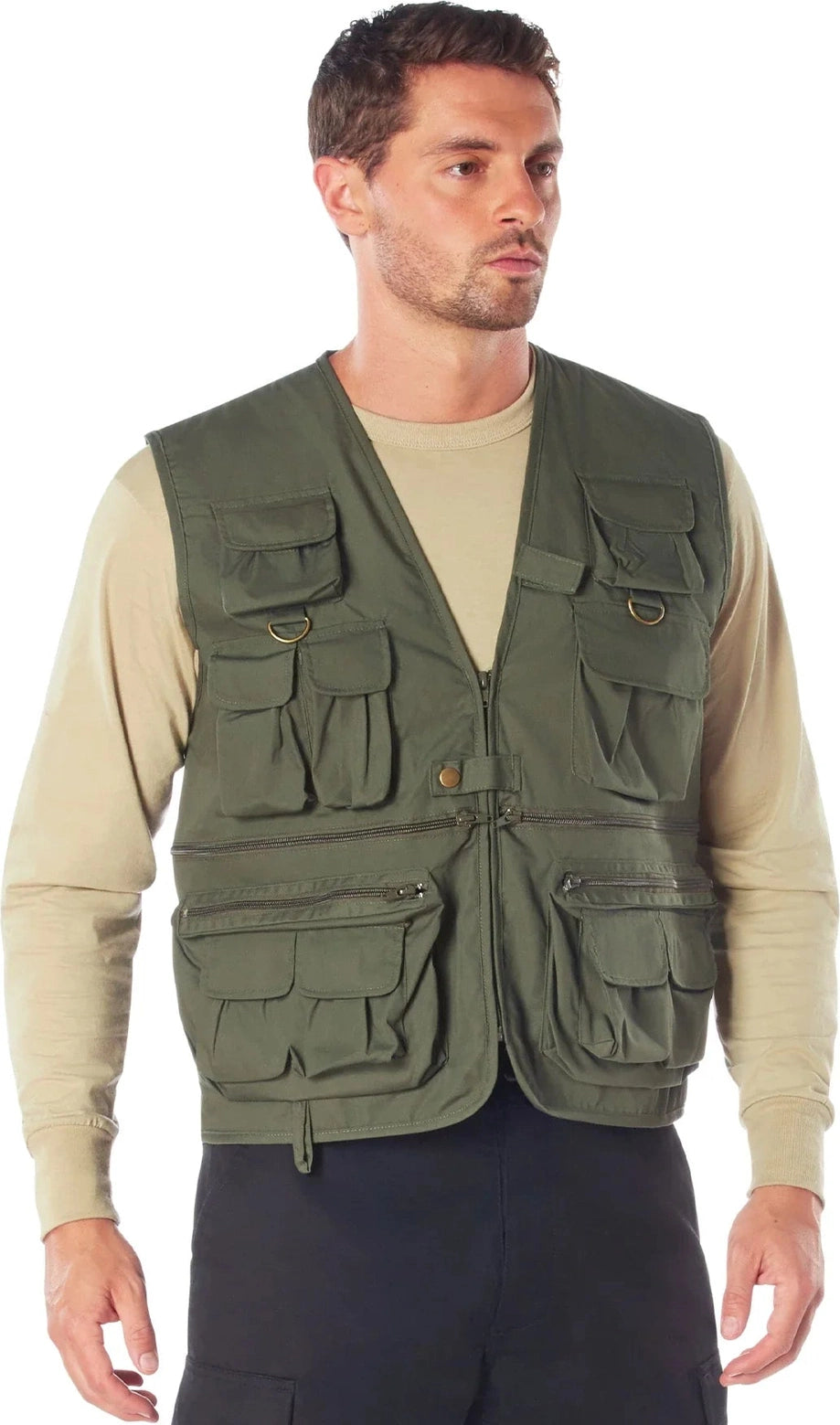 Uncle Milty Travel Vest - Olive Drab / s