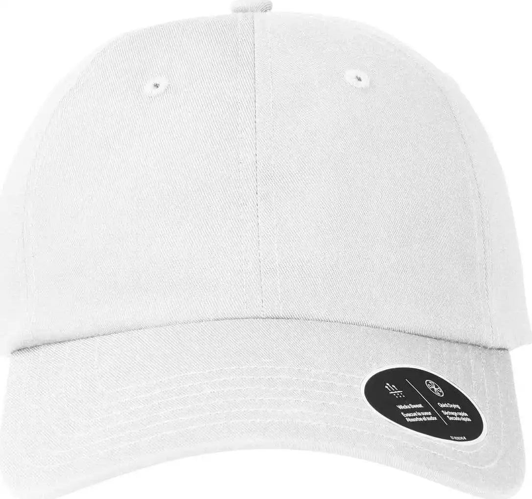 Under Armour 1369785 Team Chino Cap - White Black - one Size Fits Most
