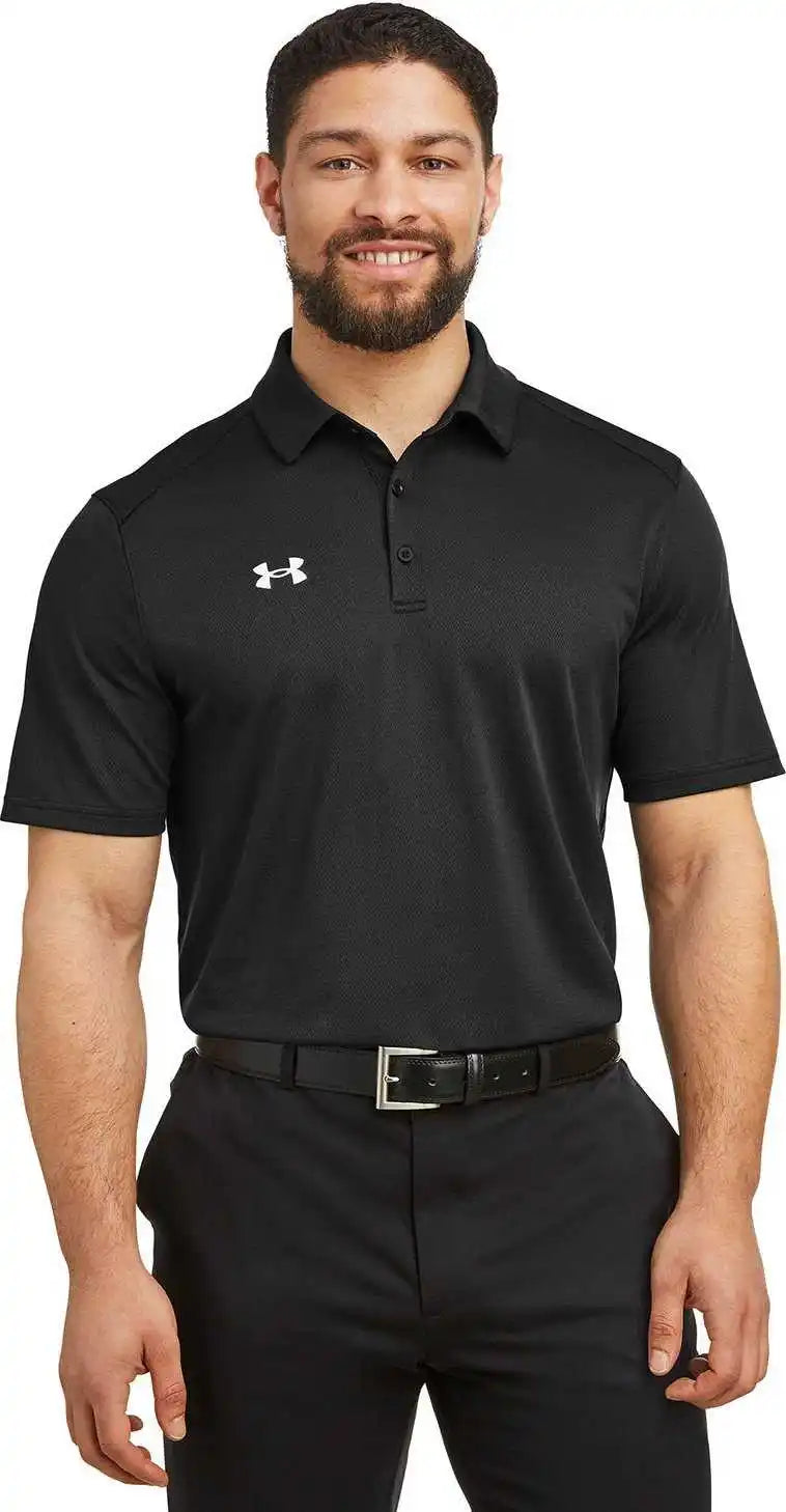 Under Armour 1370399 Men’s Tech Polo Black White
