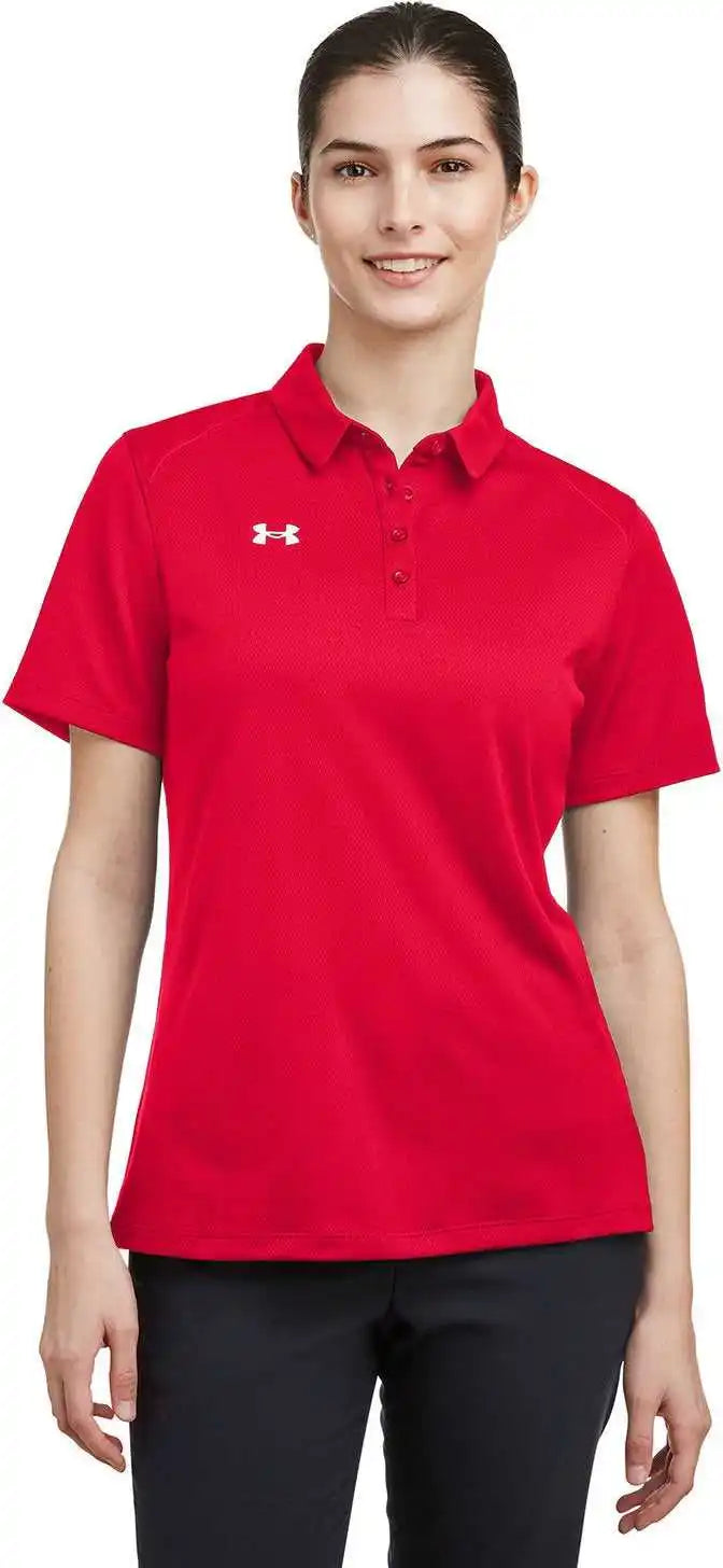 Under Armour 1370431 Ladies’ Tech Polo Red