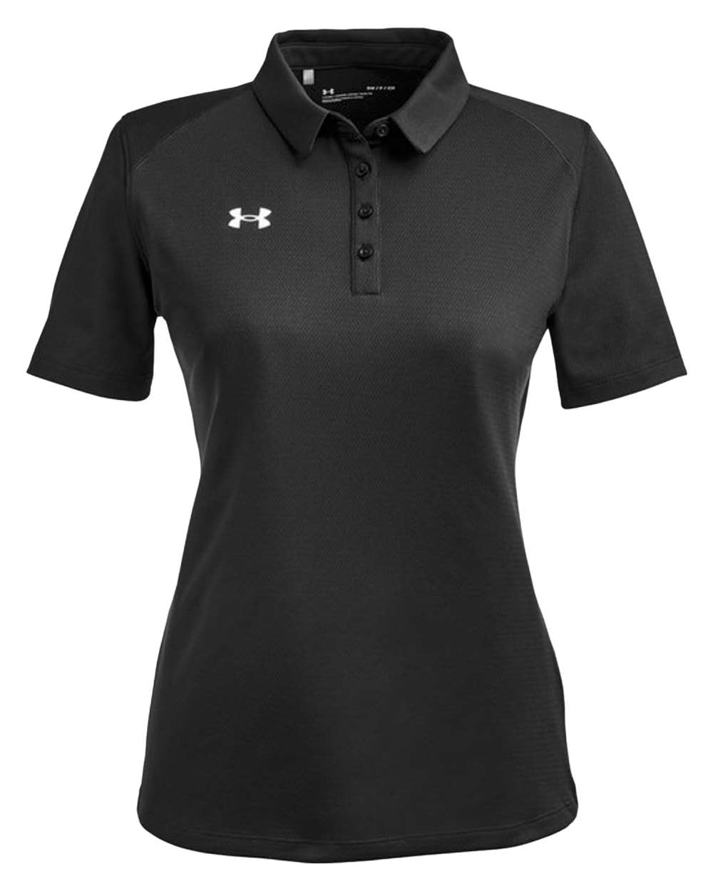 Under Armour 1370431 Women’s Tech Polo - Black White