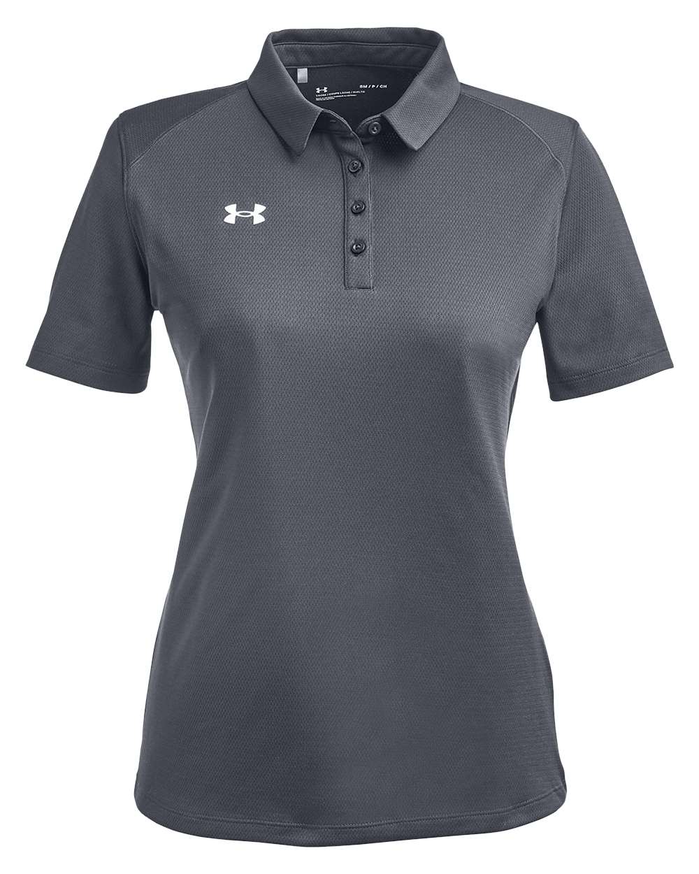Under Armour 1370431 Women’s Tech Polo - Cs Grey Light Heather White