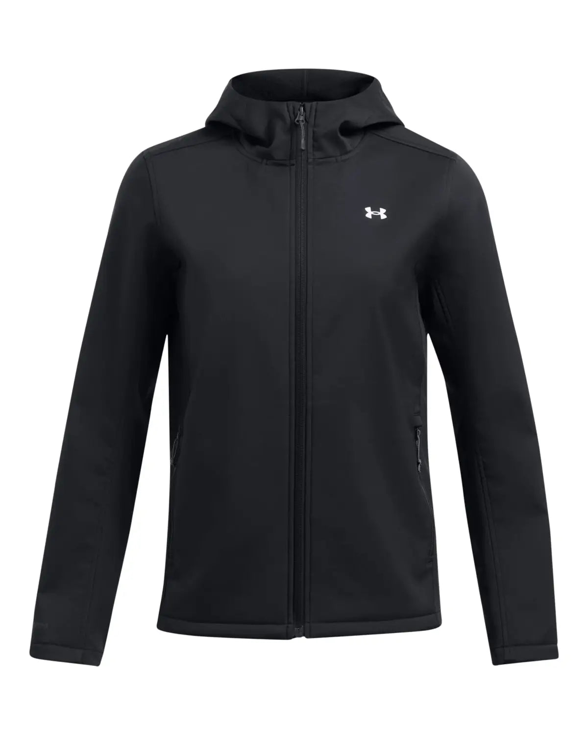 Under Armour 1371595 Women’s Coldgear® Infared Shield 2.0 Hooded Jacket - Black White