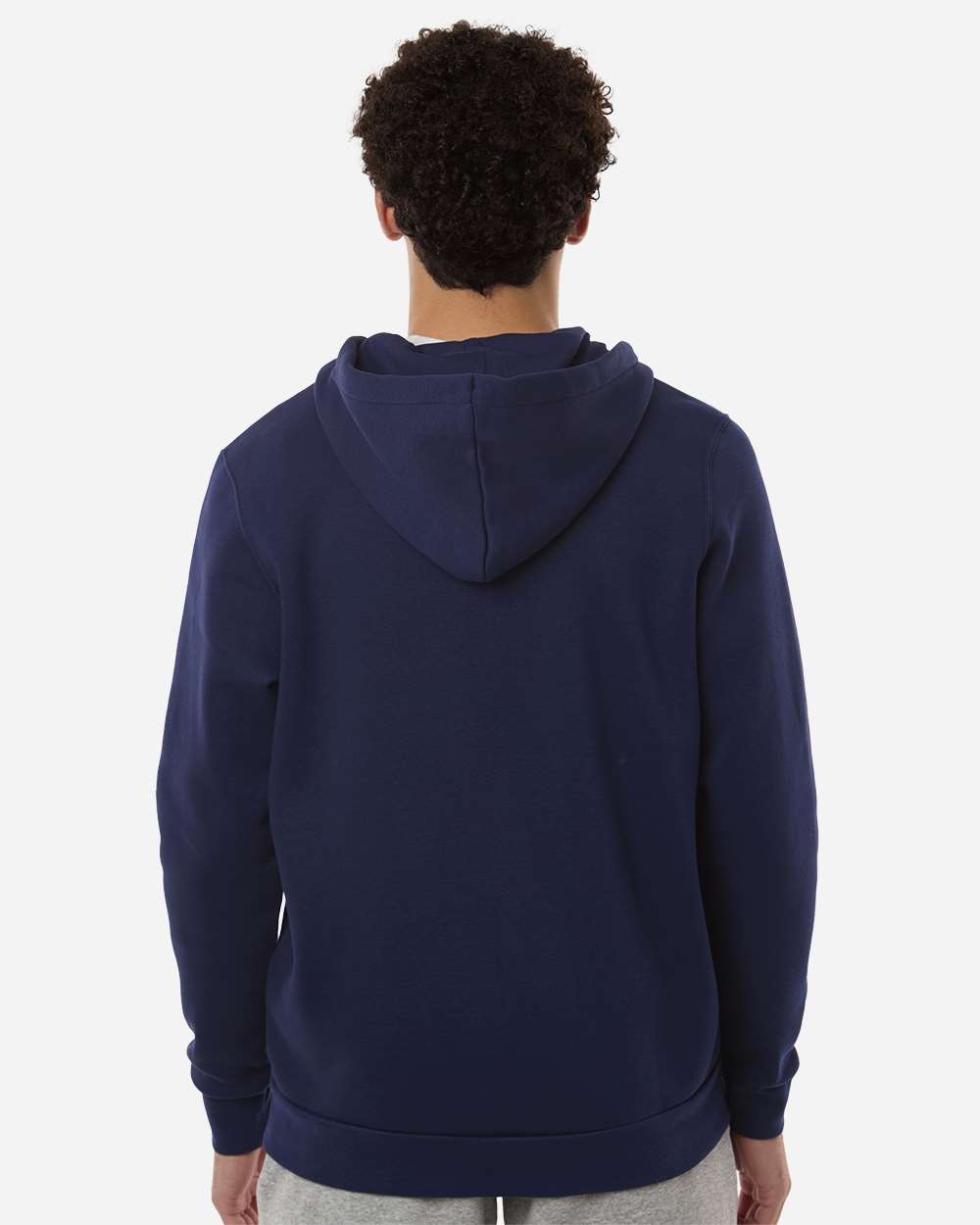 Under Armour 1373881 Men’s Icon Fleece Hooded Full-zip - Midnight Navy White