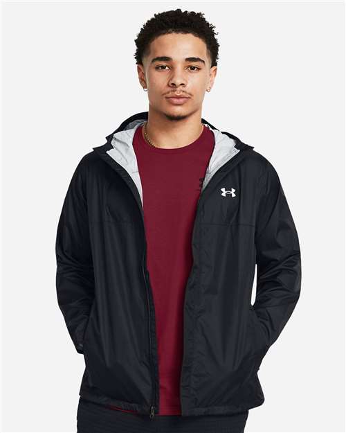 Under Armour 1374644 Stormproof Cloudstrike 2.0 Jacket - Black White