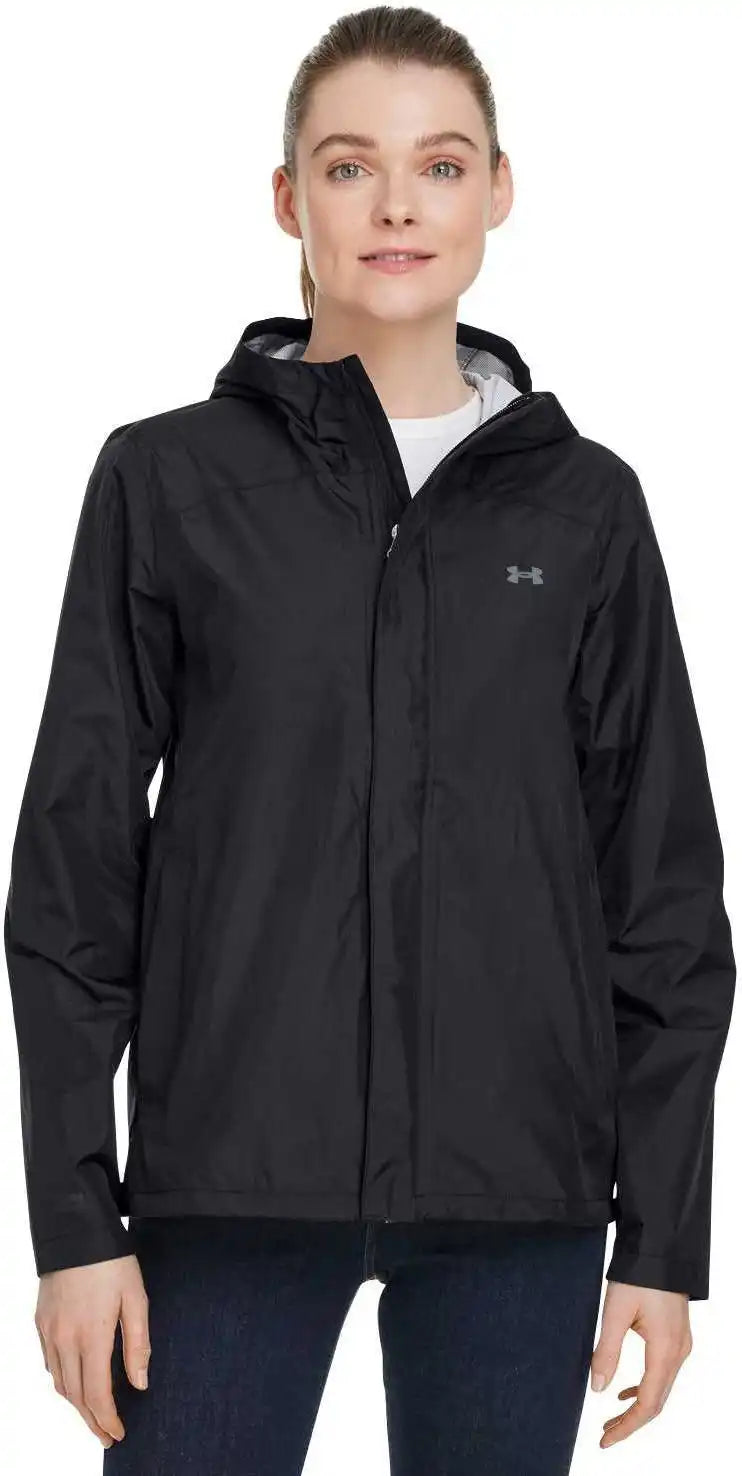 Under Armour 1374645 Ladies’ Cloudstrike 2.0 Jacket - Black Pitch Gray