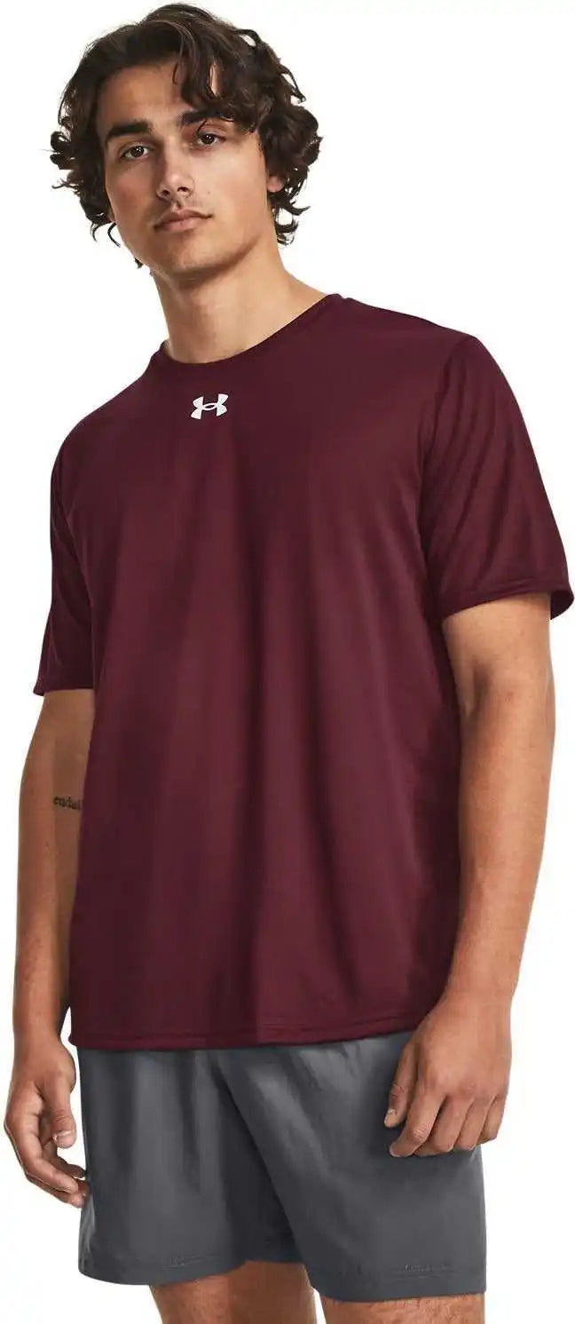 Under Armour 1376842 Men’s Team Tech t Shirt Maroon