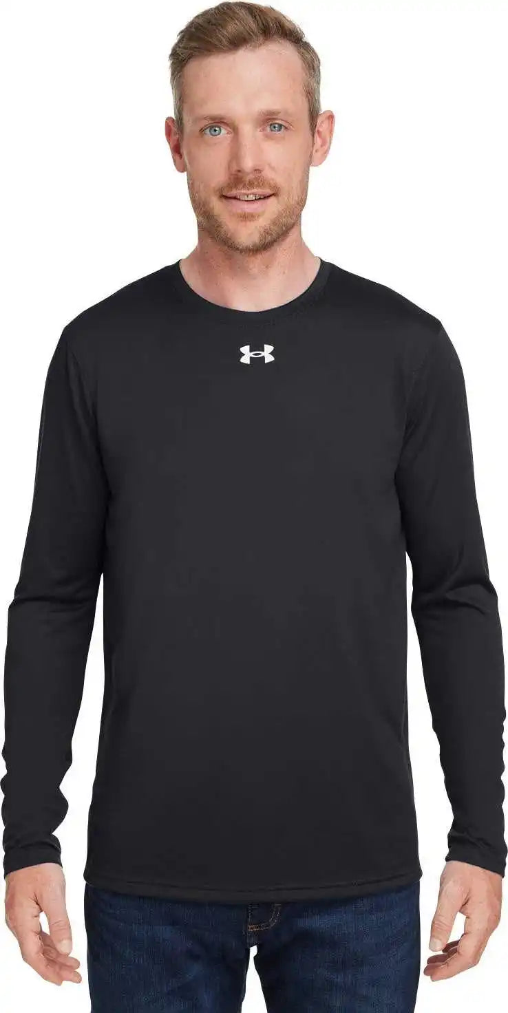 Under Armour 1376843 Men’s Team Tech Long Sleeve t Shirt Black