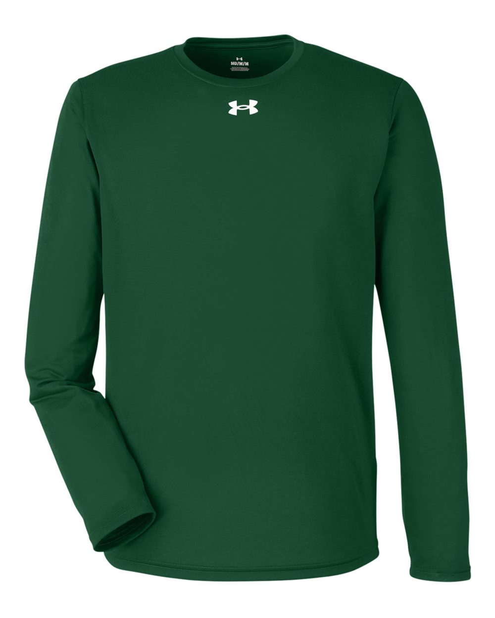 Under Armour 1376843 Team Tech Long Sleeve T-shirt - Forest Green White