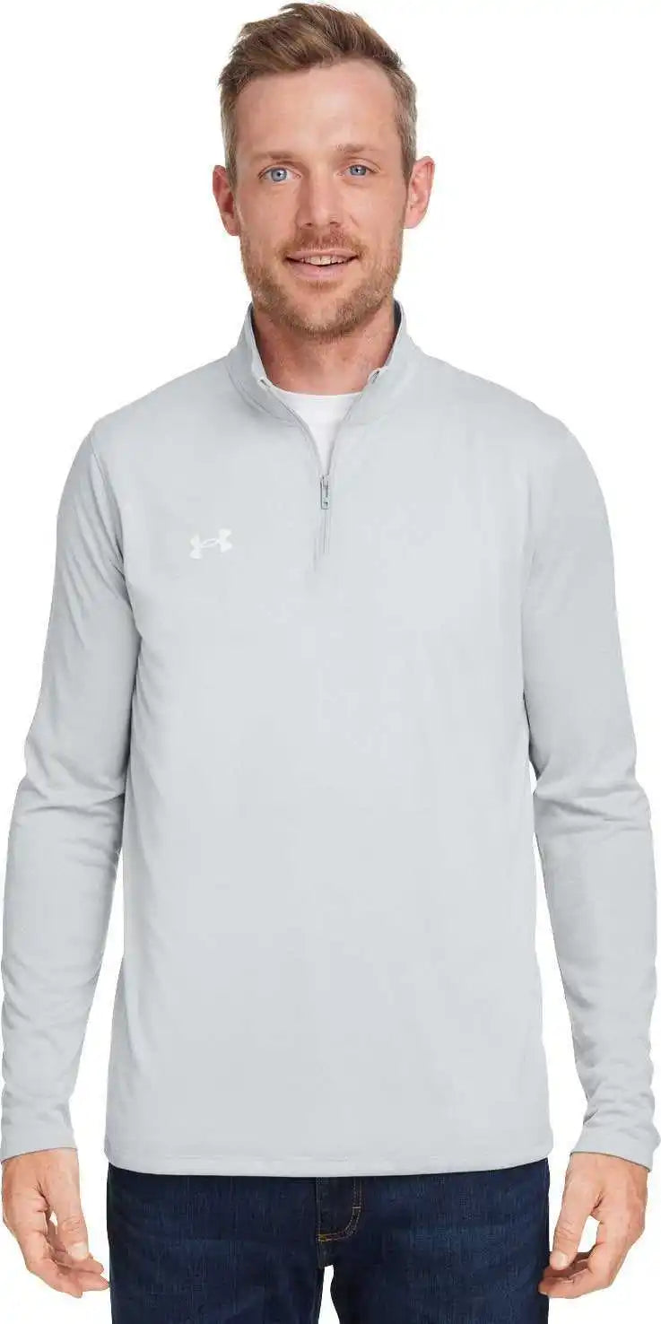 Under Armour 1376844 Men’s Team Tech Quarter Zip Mod Gray
