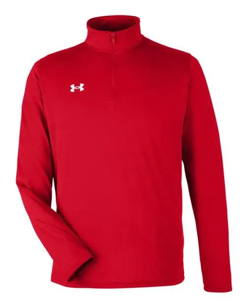 Under Armour 1376844 Team Tech™ Quarter-zip Pullover - Red White