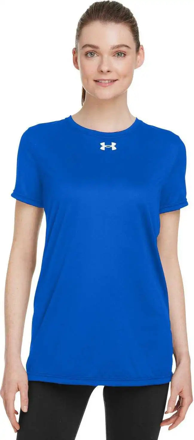 Under Armour 1376847 Ladies’ Team Tech t Shirt Royal White