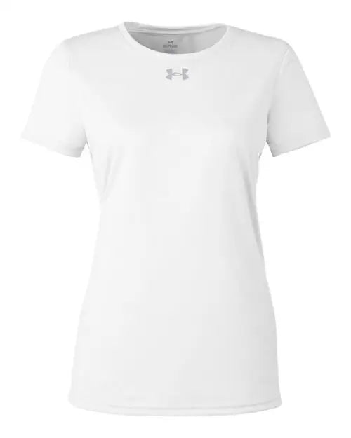 Under Armour 1376847 Women’s Team Tech™ T-shirt - White Mod Grey