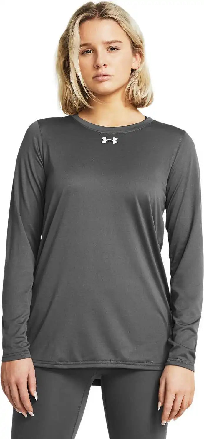 Under Armour 1376852 Ladies’ Team Tech Long Sleeve t Shirt Cstl Rck