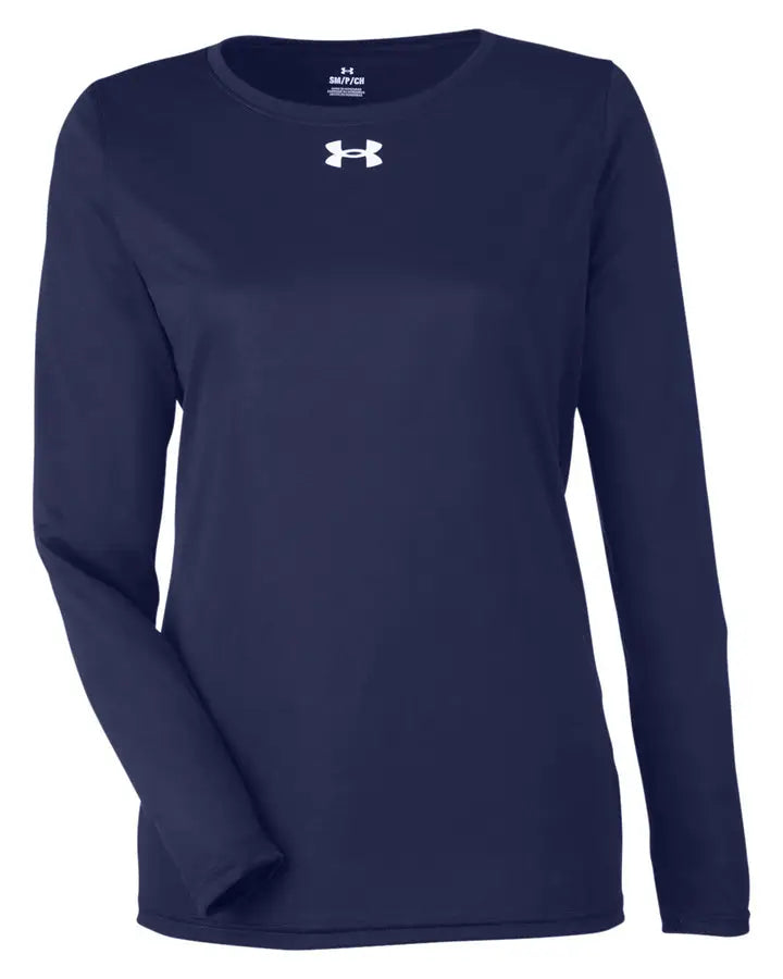 Under Armour 1376852 Women’s Team Tech™ Long Sleeve T-shirt - Midnight Navy White