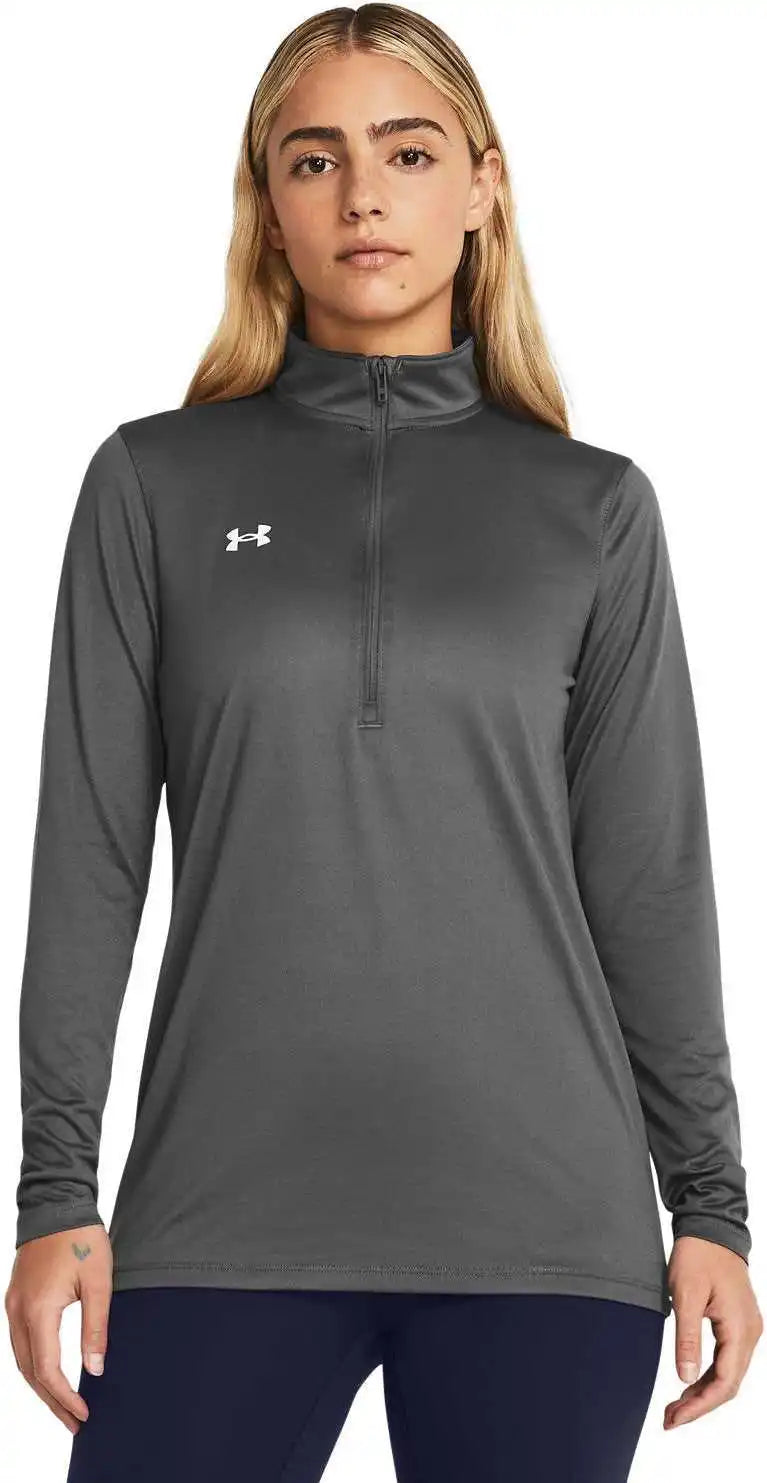 Under Armour 1376862 Ladies’ Team Tech Half Zip Cstl Rck