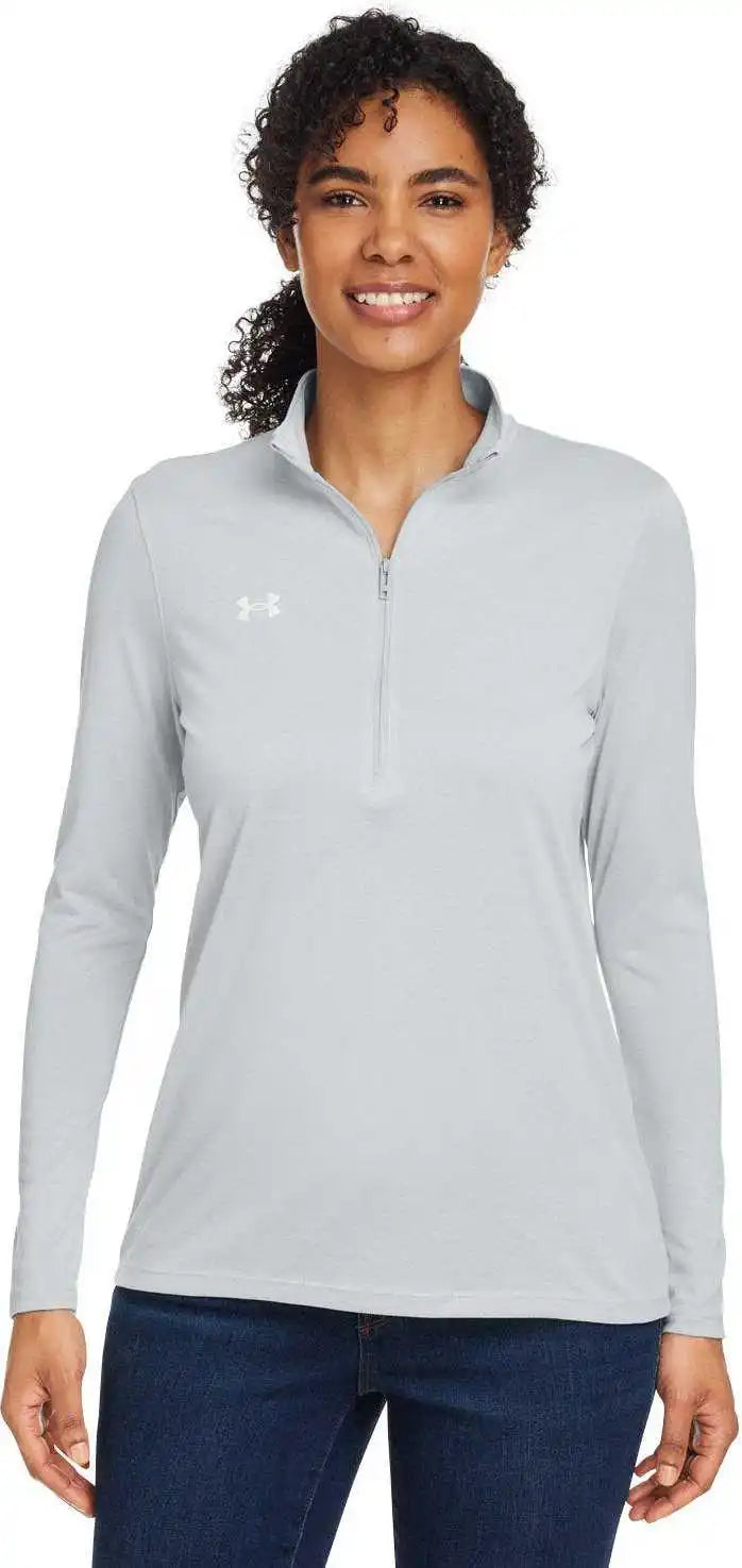 Under Armour 1376862 Ladies’ Team Tech Half-zip - Mod-gray White