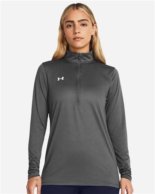 Under Armour 1376862 Women’s Team Tech™ Half-zip - Castlerock White