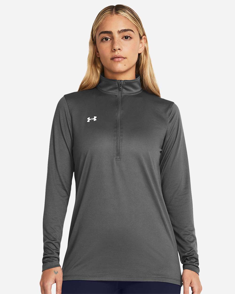 Under Armour 1376862 Women’s Team Tech™ Half-zip - Castlerock White