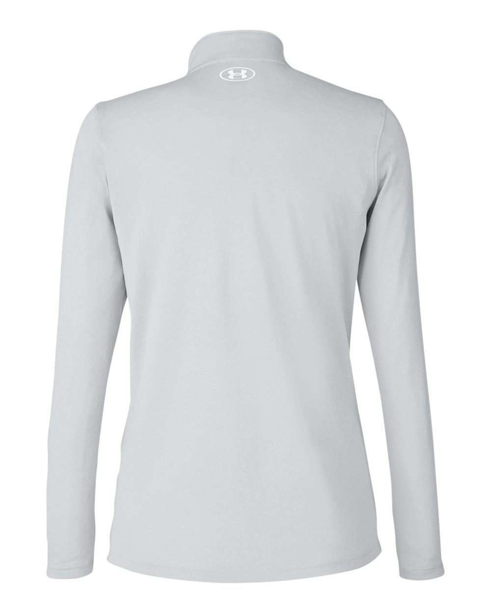 Under Armour 1376862 Women’s Team Tech Half-zip - Mod Grey Light Heather White