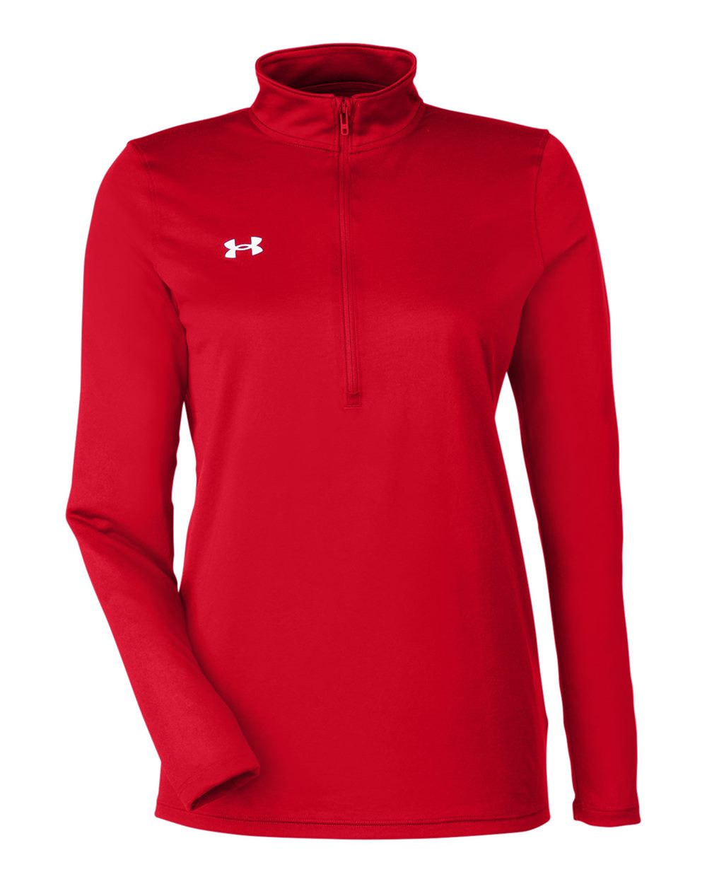 Under Armour 1376862 Women’s Team Tech Half-zip - Red White