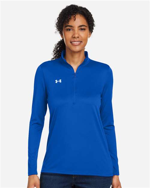 Under Armour 1376862 Women’s Team Tech Half-zip - Royal White