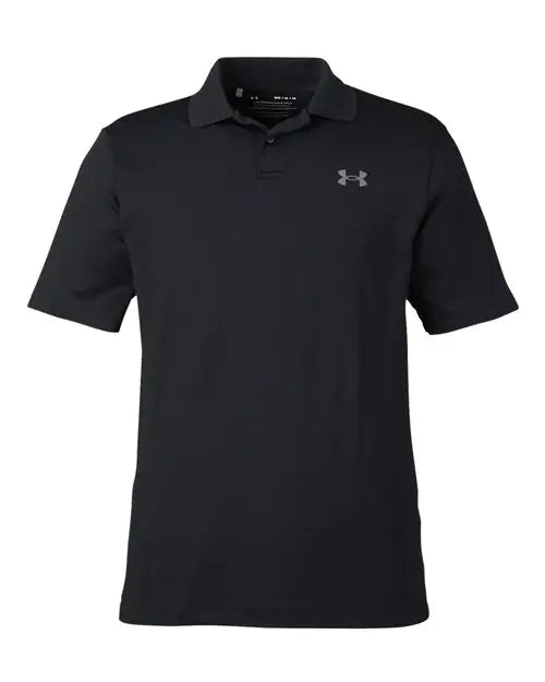Under Armour 1377374 Performance 3.0 Golf Polo - Black Ptc Grey