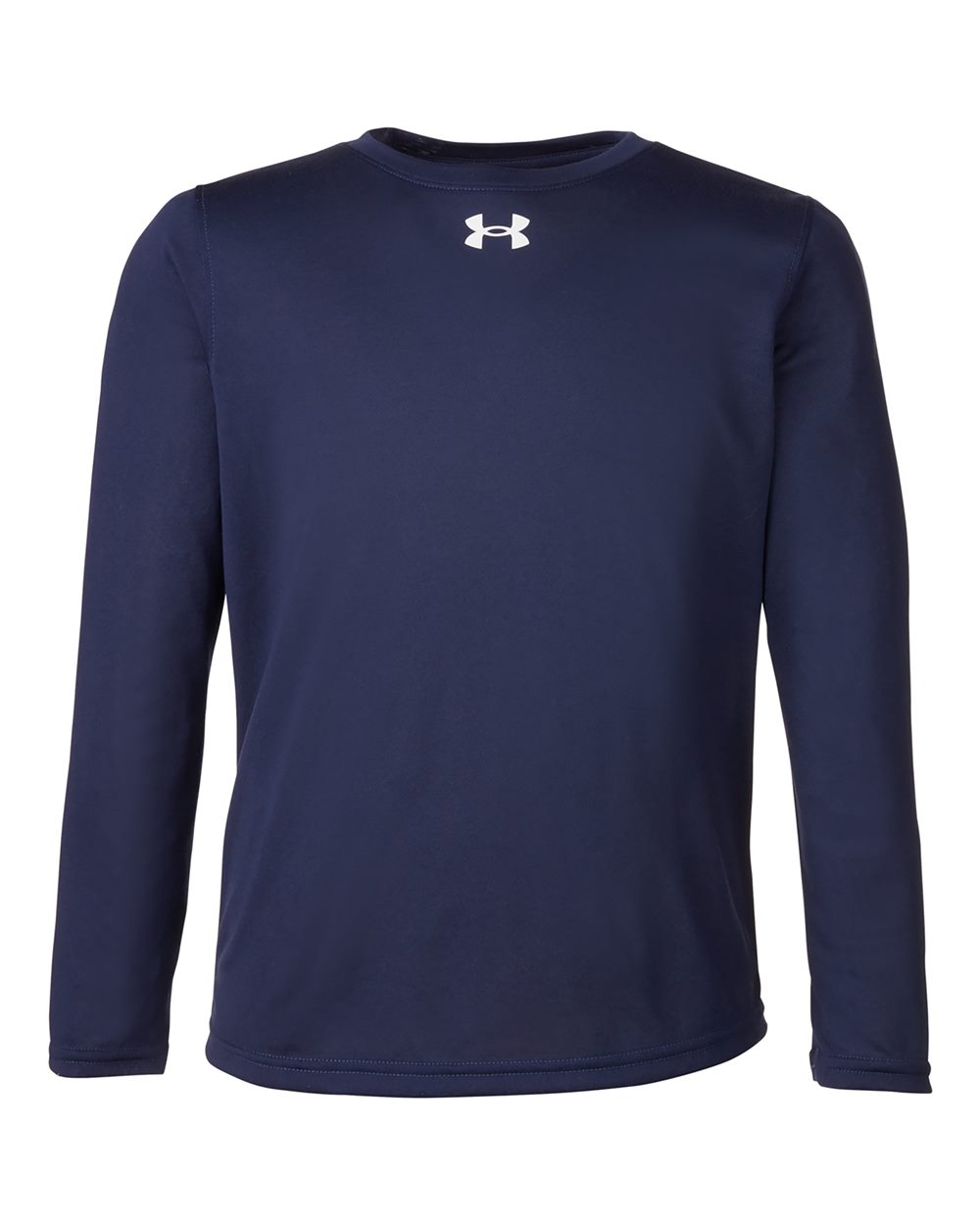 Under Armour 1377488 Youth Tech Team Long Sleeve T-shirt - Midnight Navy White