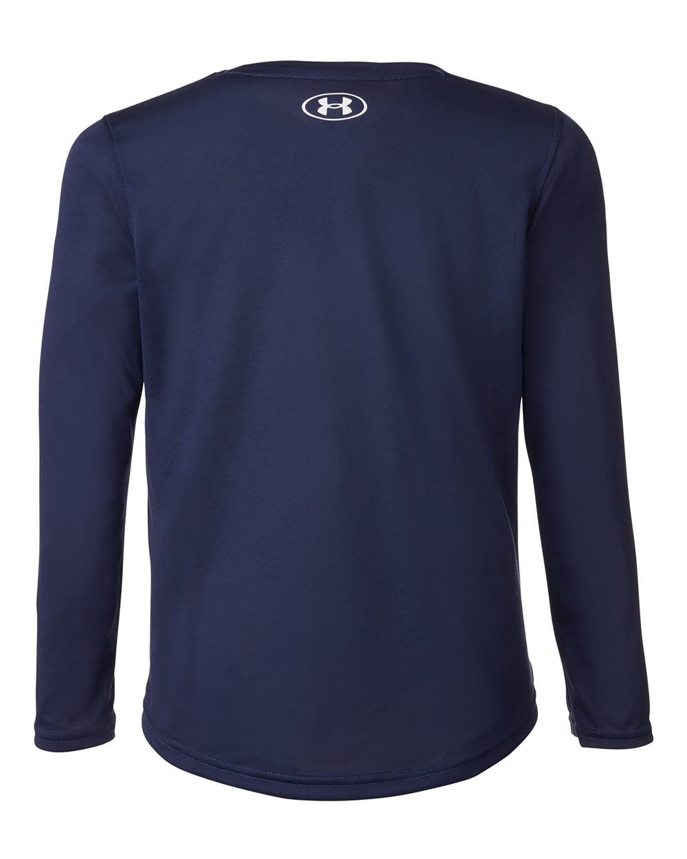 Under Armour 1377488 Youth Tech Team Long Sleeve T-shirt - Midnight Navy White