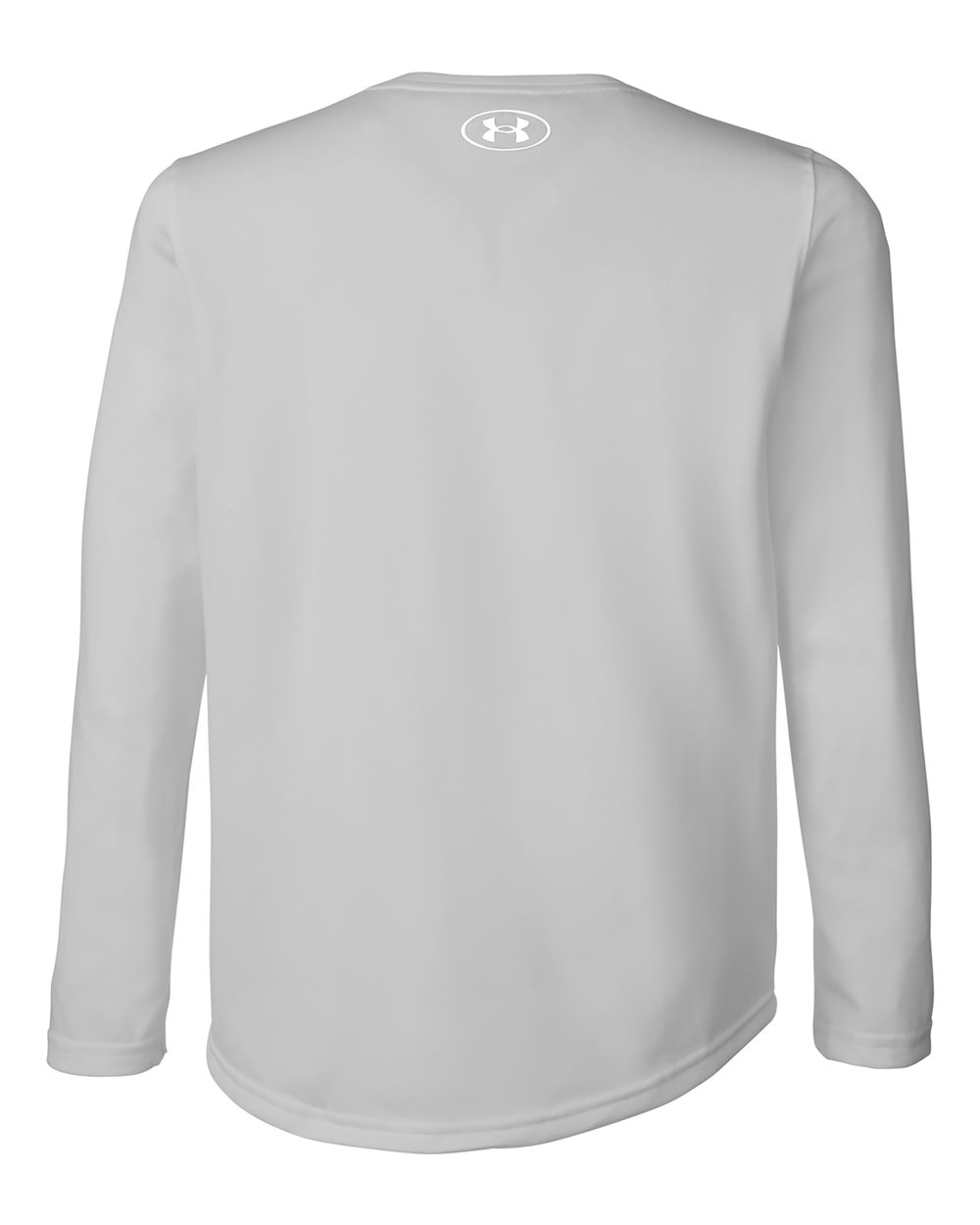 Under Armour 1377488 Youth Tech™ Team Long Sleeve T-shirt - Mod Grey Light Heather White