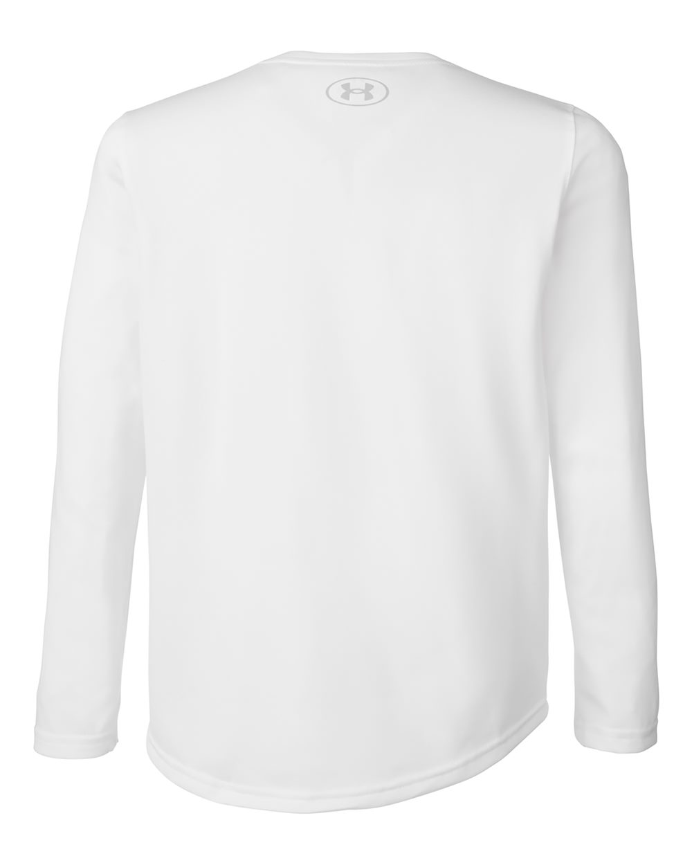 Under Armour 1377488 Youth Tech™ Team Long Sleeve T-shirt - White Mod Grey
