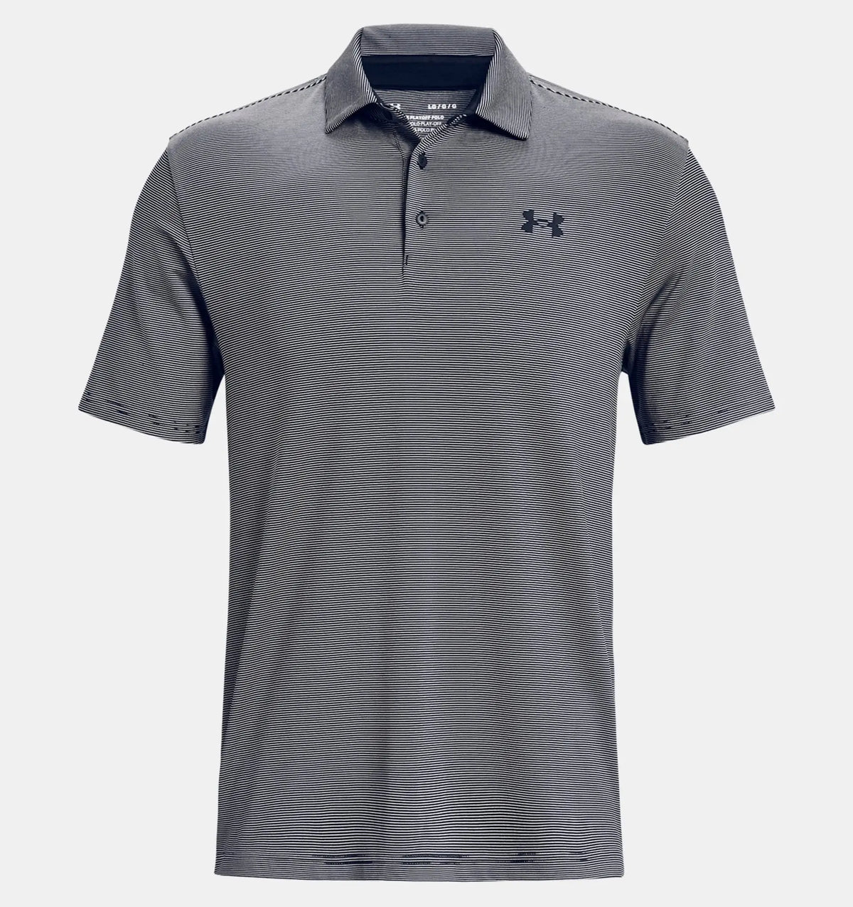 Under Armour 1378676 Men’s Playoff 3.0 Stripe Polo - Midnight Navy White