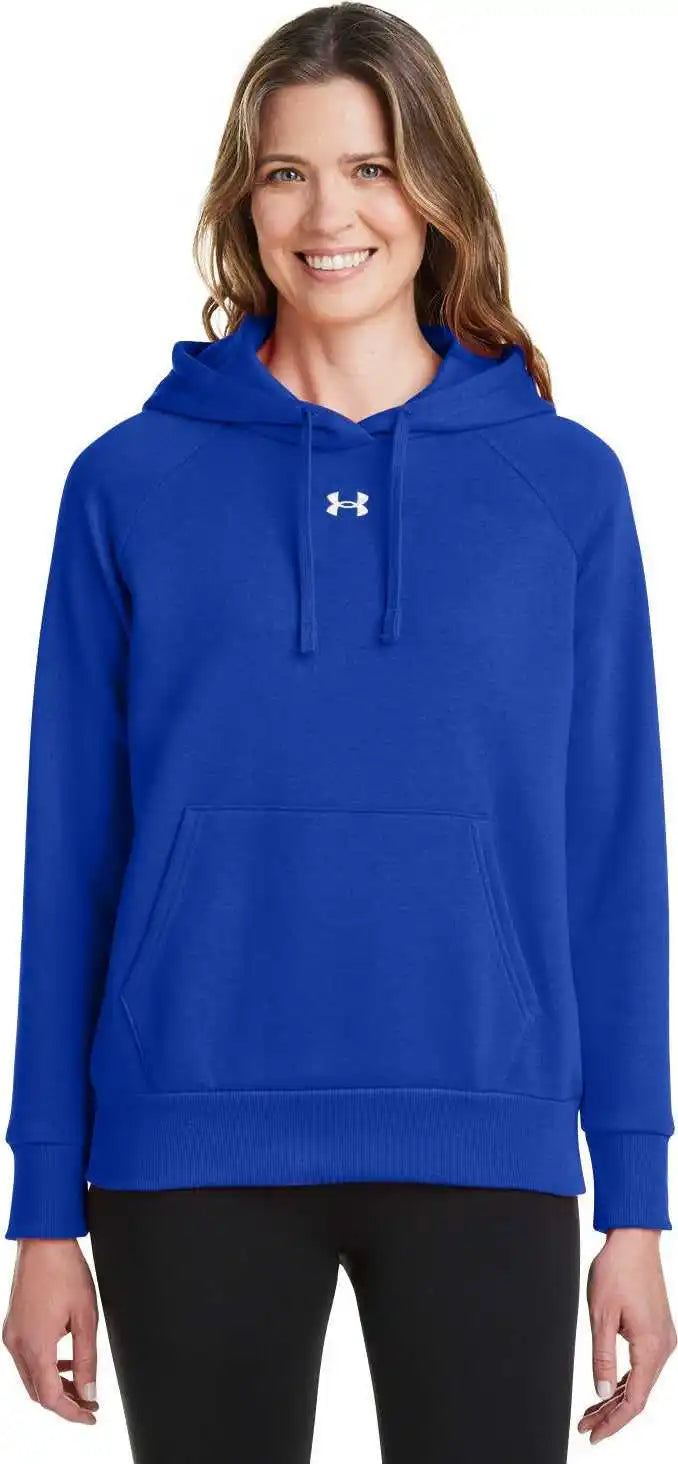 Under Armour 1379500 Ladies’ Rival Fleece Hooded Sweatshirt Royal
