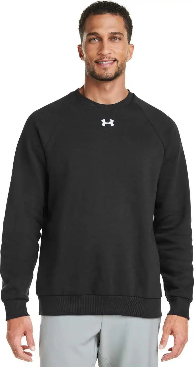 Under Armour 1379755 Men’s Rival Fleece Sweatshirt - Black