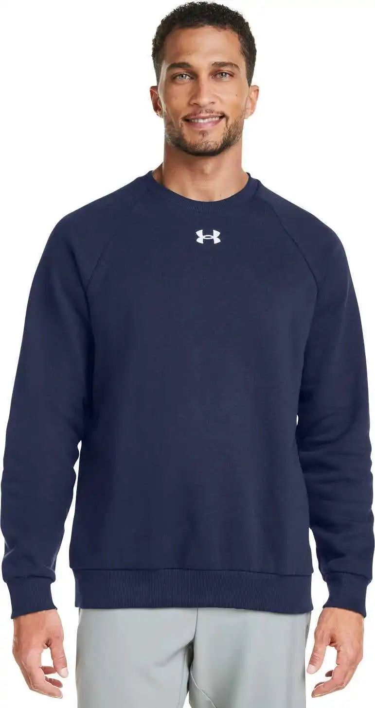 Under Armour 1379755 Men’s Rival Fleece Sweatshirt Mid Nvy