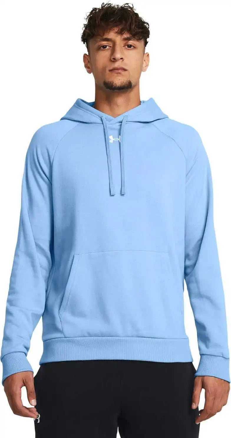 Under Armour 1379757 Men’s Rival Fleece Hooded Sweatshirt Carol Bl