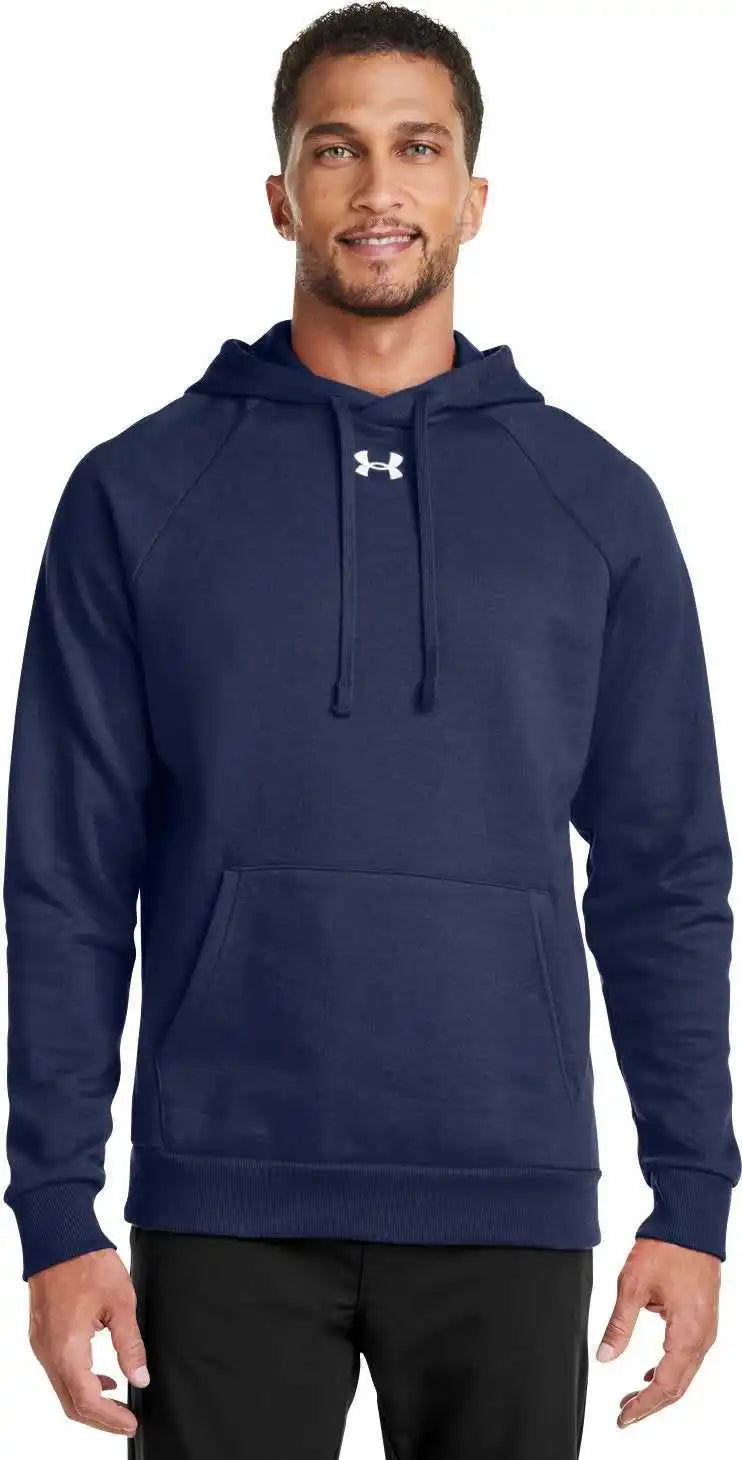 Under Armour 1379757 Men’s Rival Fleece Hooded Sweatshirt Mid Nvy