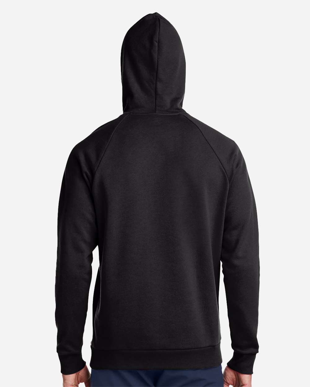 Under Armour 1379757 Rival Fleece Hooded Sweatshirt - Black White