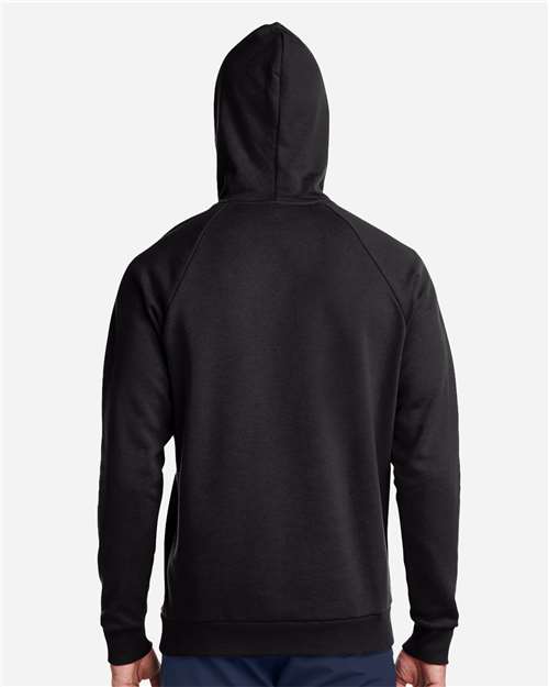 Under Armour 1379757 Rival Fleece Hooded Sweatshirt - Black White