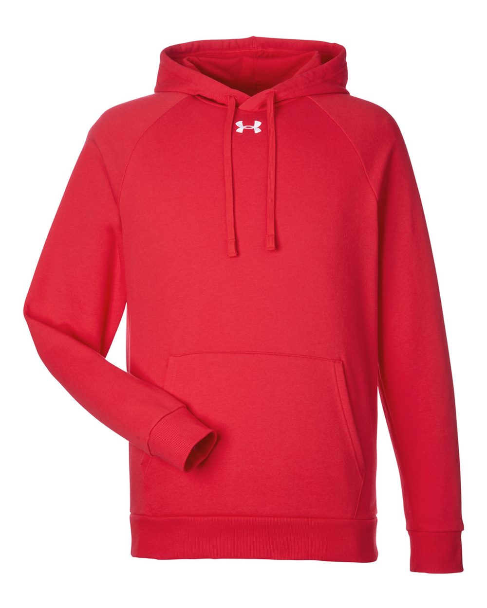 Under Armour 1379757 Rival Fleece Hooded Sweatshirt - Red White