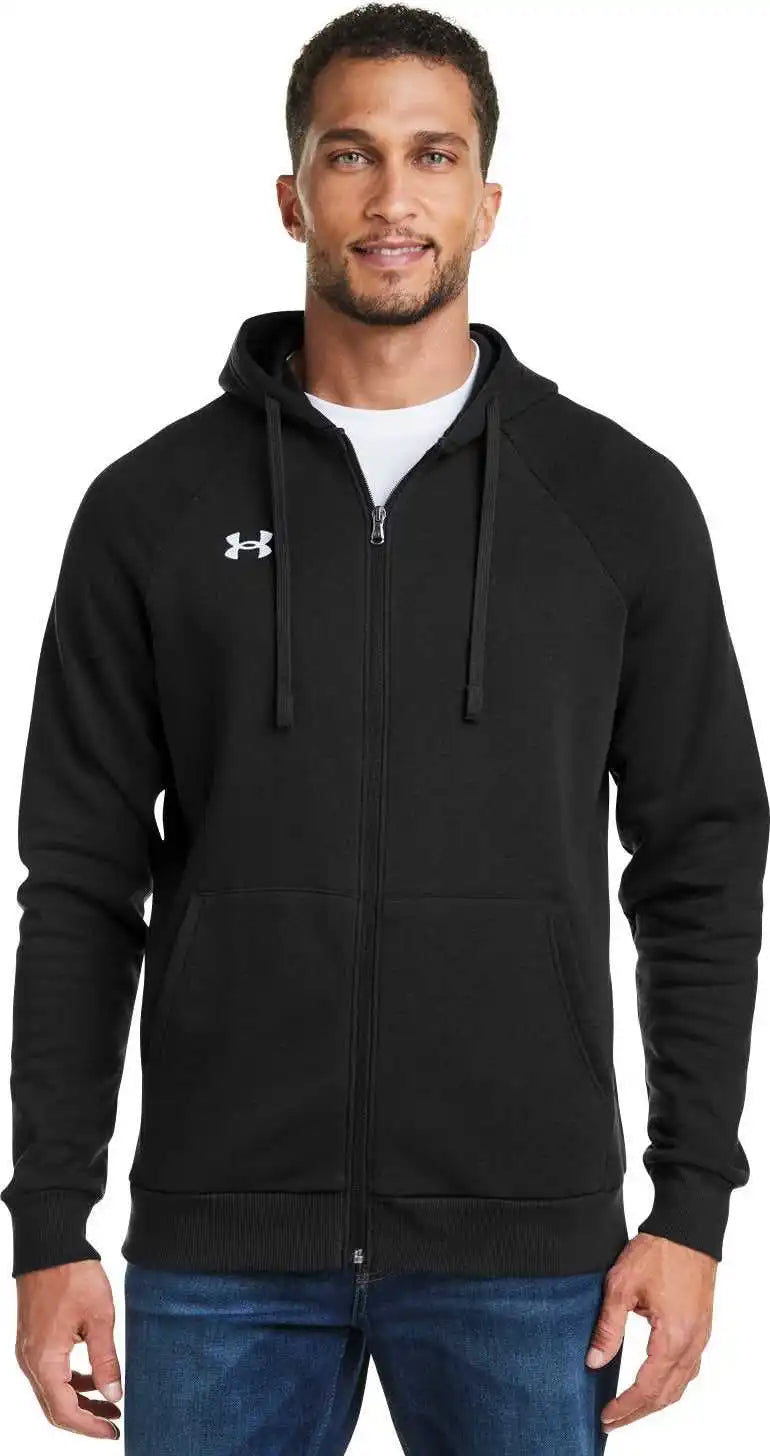 Under Armour 1379767 Men’s Rival Fleece Full Zip Black